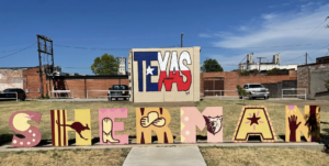 Sherman, TX - A sign just off the town square. Photo courtesy of Cormac West